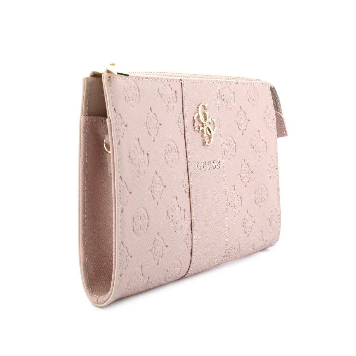 GUESS Phone pouch Peony - PU - 4G logo - classic logo - stripe pattern Roze - detail 4