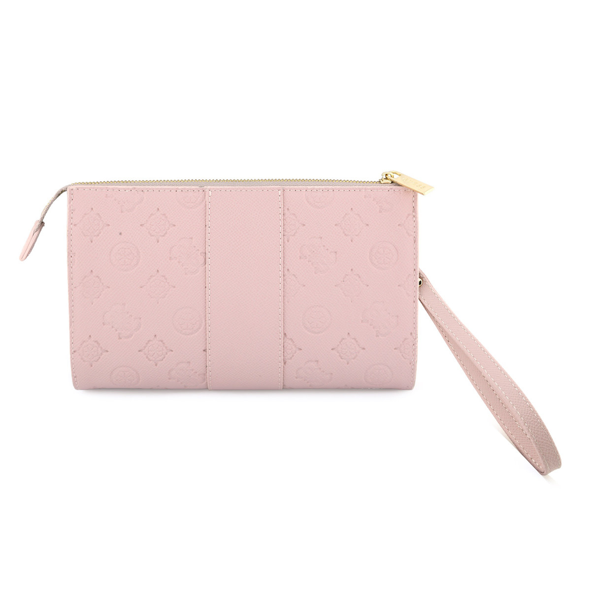 GUESS Phone pouch Peony - PU - 4G logo - classic logo - stripe pattern Roze - detail 2