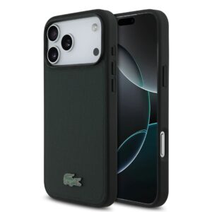 Lacoste iPhone 17 Pro Max hoesje - MagSafe - Iconic Petit Pique Logo - Groen - productfoto