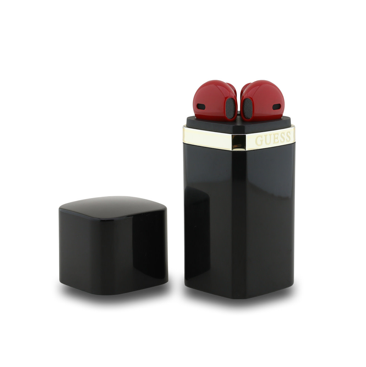 GUESS TWS Lipstick with Red Earbuds - Zwart - productfoto