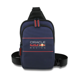 Red Bull Racing Nylon Crossbody Bag - Oversized Logo - Donkerblauw - productfoto