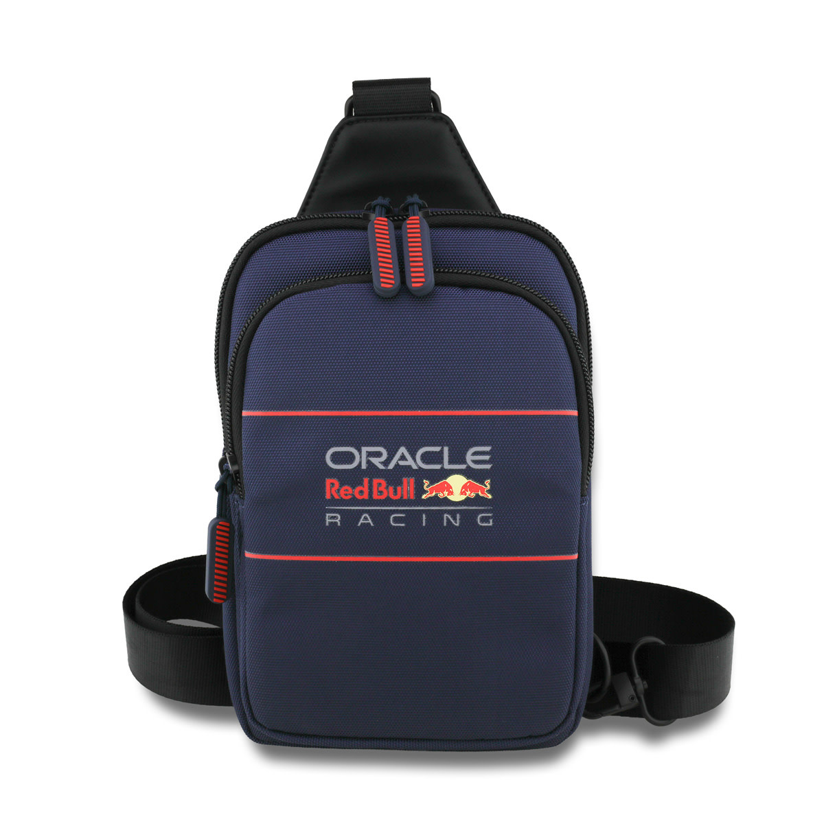 Red Bull Racing Nylon Crossbody Bag - Oversized Logo - Donkerblauw - productfoto