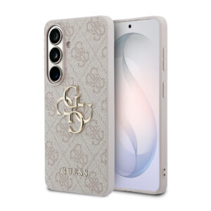 GUESS Galaxy S26 hoesje - 4G - Big Metal Logo - Roze - productfoto