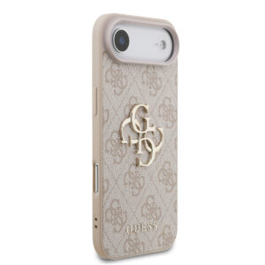 GUESS iPhone 17 Air Case hard shell - 4G - PU - carrying strap - classic 4G logo Roze - productfoto