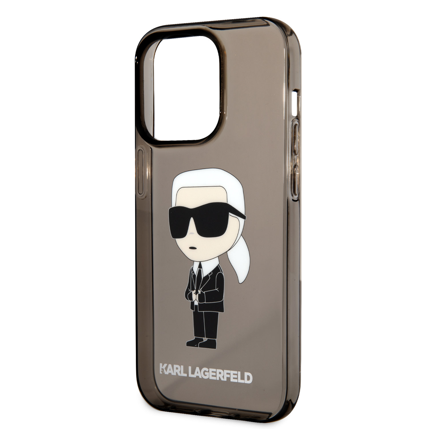 Karl Lagerfeld iPhone 14 Pro hoesje - IML NFT Ikonik - Zwart - detail 4