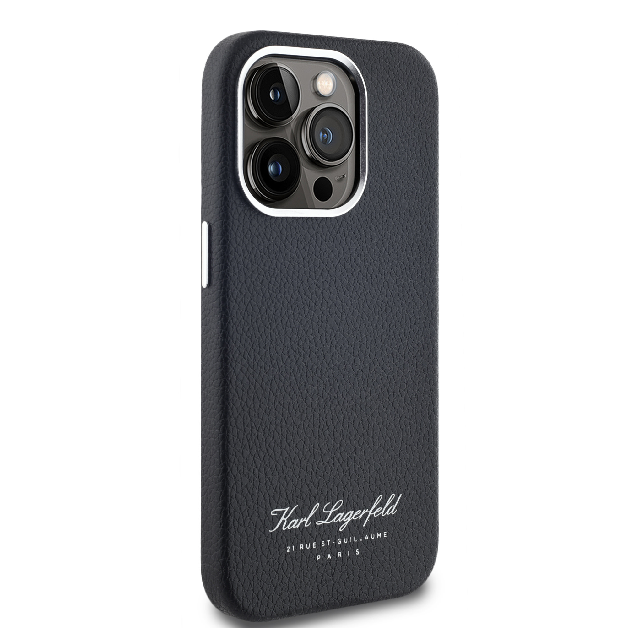 Karl Lagerfeld iPhone 14 Pro hoesje FW pu Hotel RSG - Zwart - detail 4