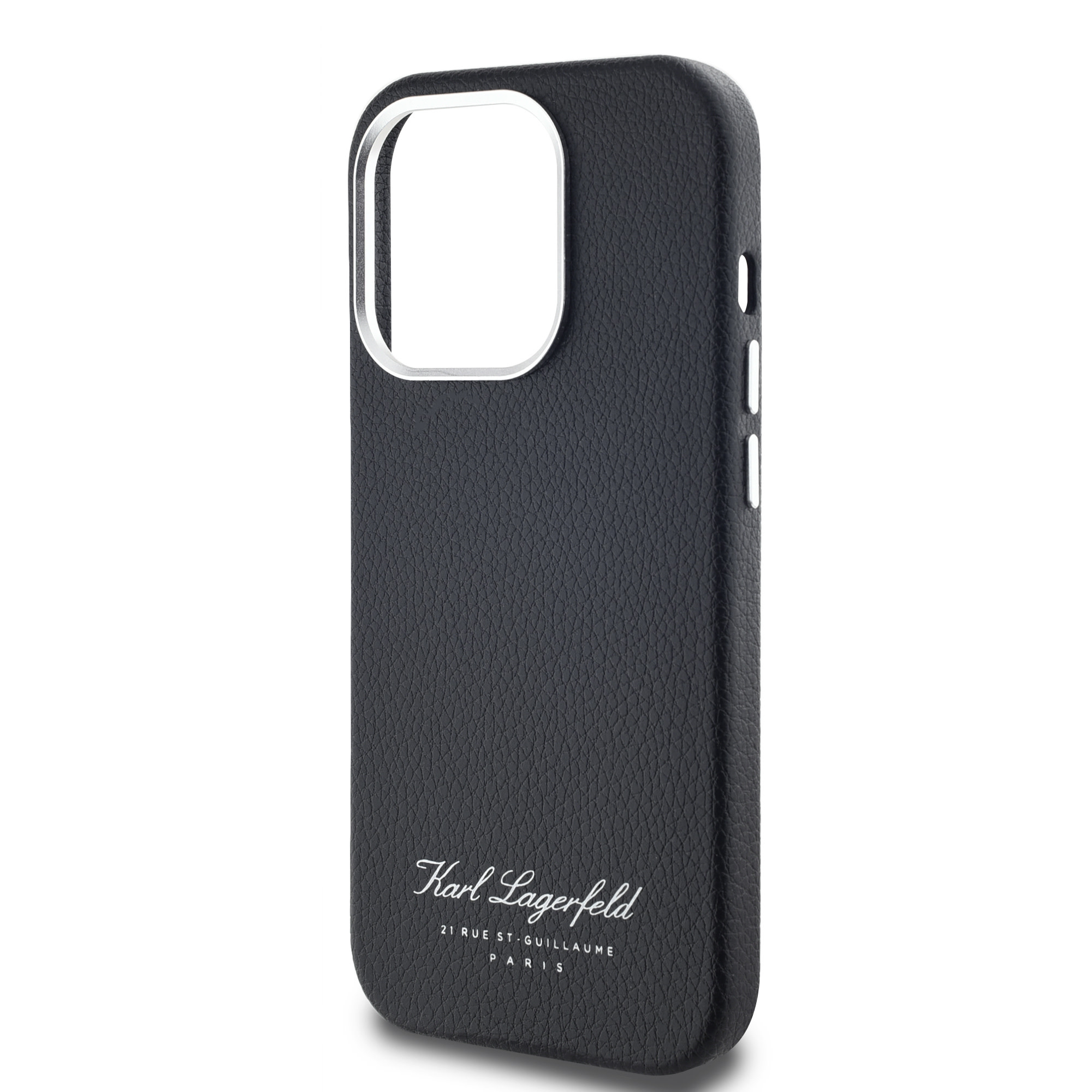 Karl Lagerfeld iPhone 14 Pro hoesje FW pu Hotel RSG - Zwart - detail 7