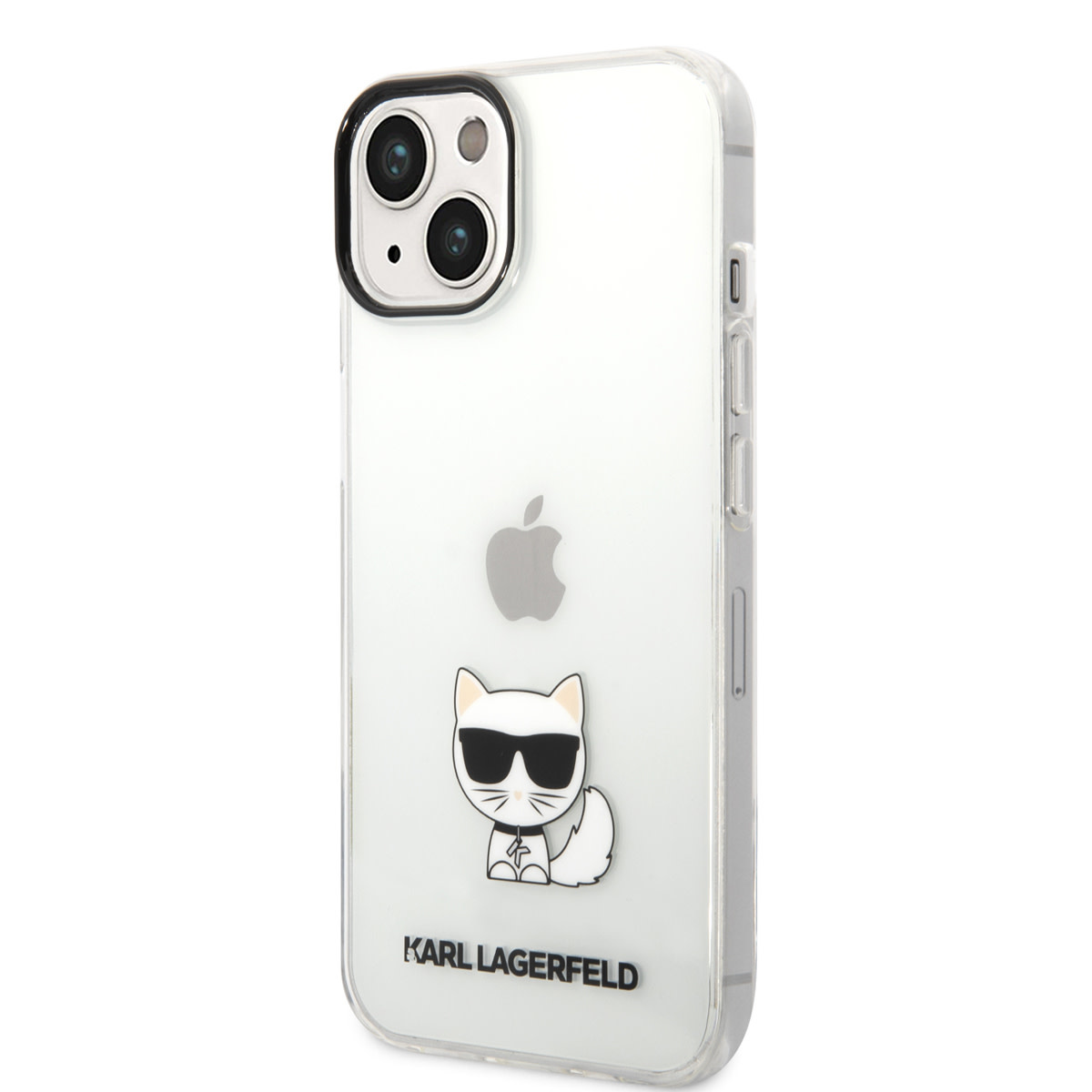 Karl Lagerfeld iPhone 14 Plus TPU hoesje - Choupette - Transparant - detail 1