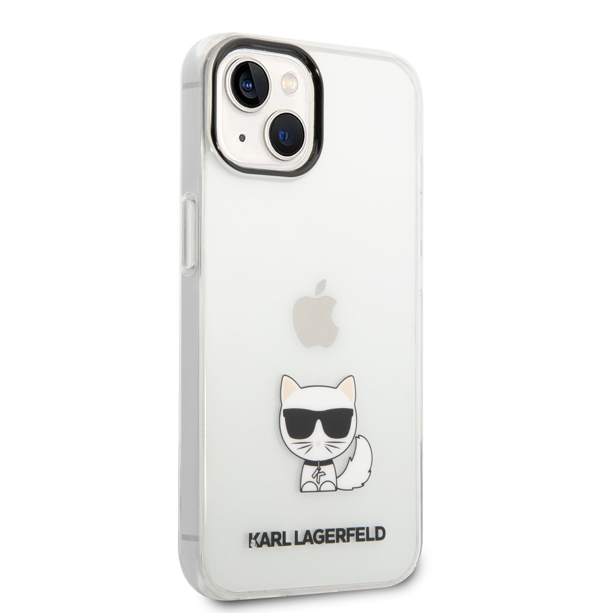 Karl Lagerfeld iPhone 14 Plus TPU hoesje - Choupette - Transparant - detail 3