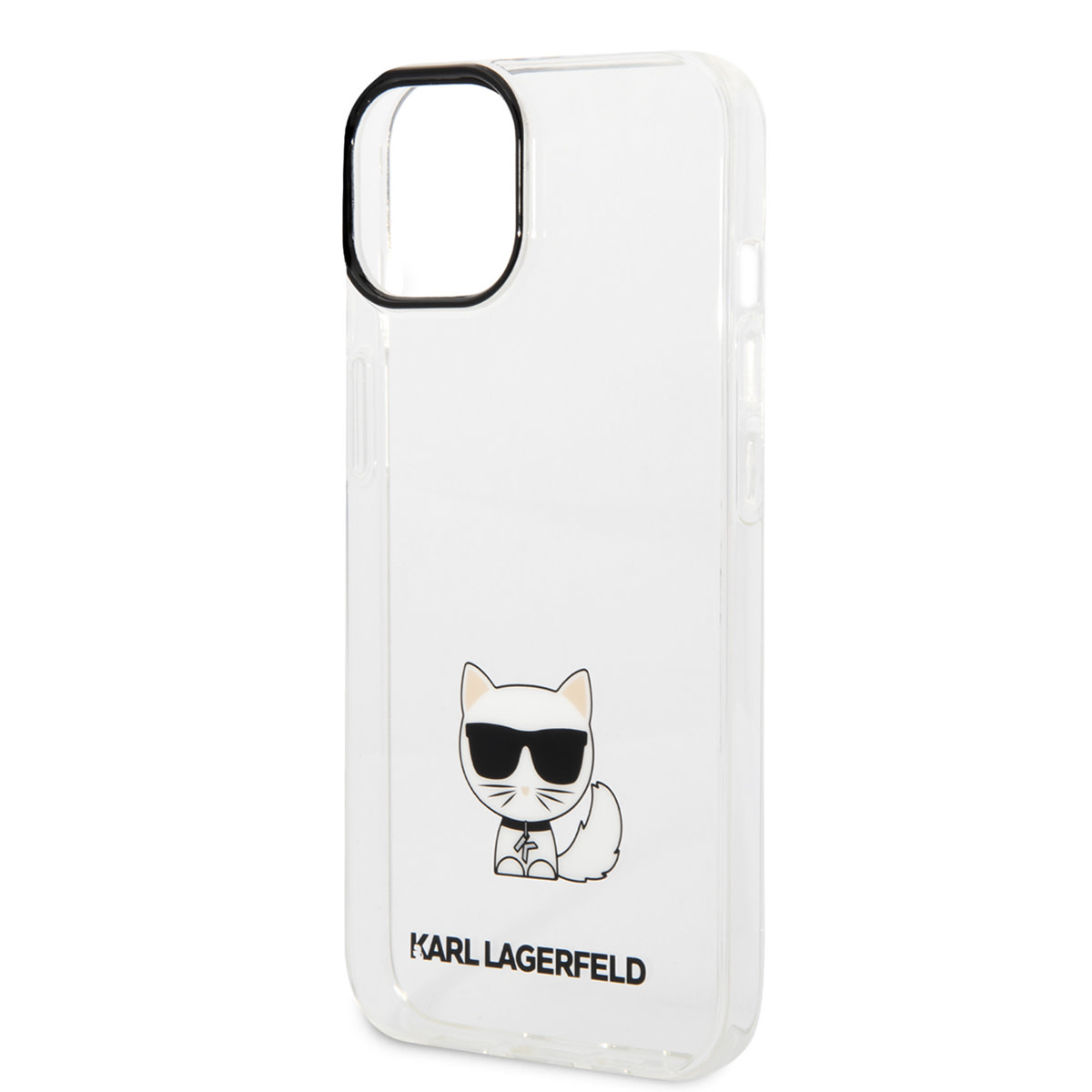 Karl Lagerfeld iPhone 14 Plus TPU hoesje - Choupette - Transparant - detail 4