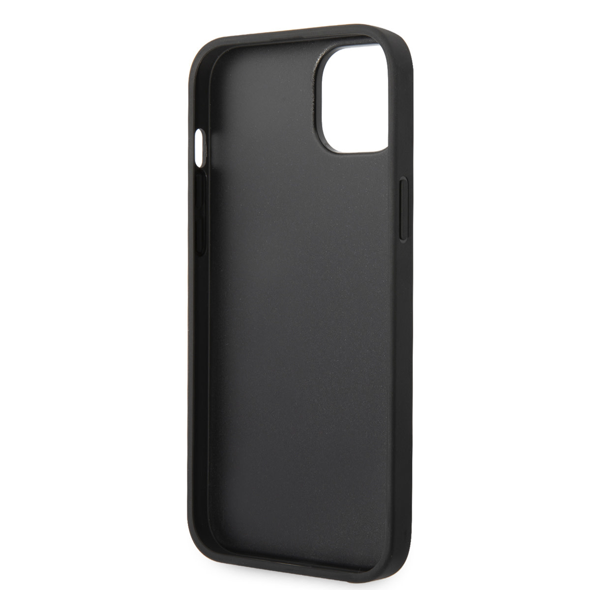 Karl Lagerfeld iPhone 14 Plus hoesje - Saffiano Leather - Metal Logo - Zwart - detail 5