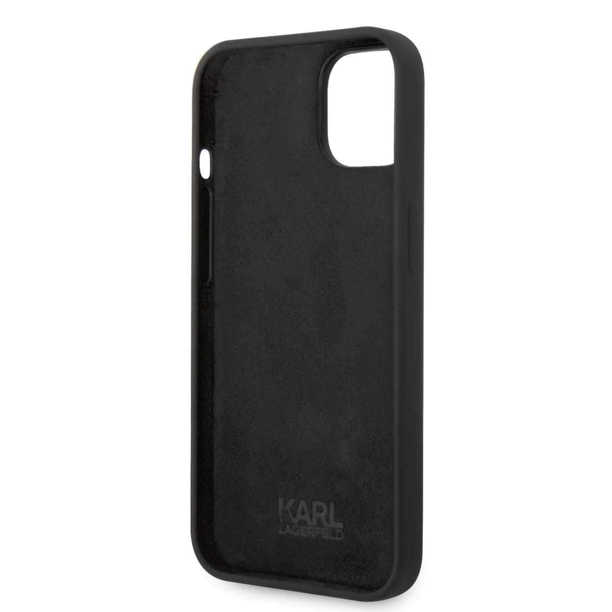 Karl Lagerfeld iPhone 14 Plus hoesje - Karl's Head - Zwart - detail 5