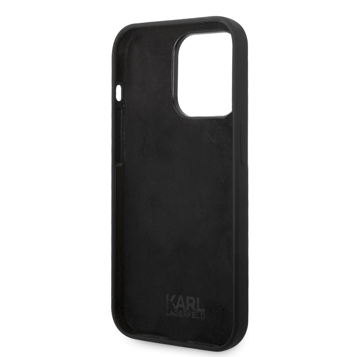 Karl Lagerfeld iPhone 14 Pro Max hoesje - Karl's Head - Zwart - detail 5