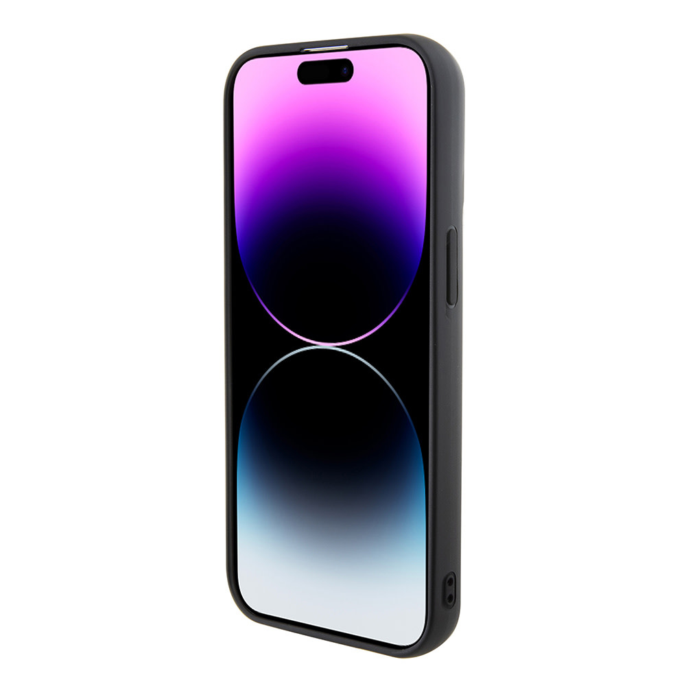 Karl Lagerfeld iPhone 15 hoesje 3D MULTI LOGO - Zwart - detail 4