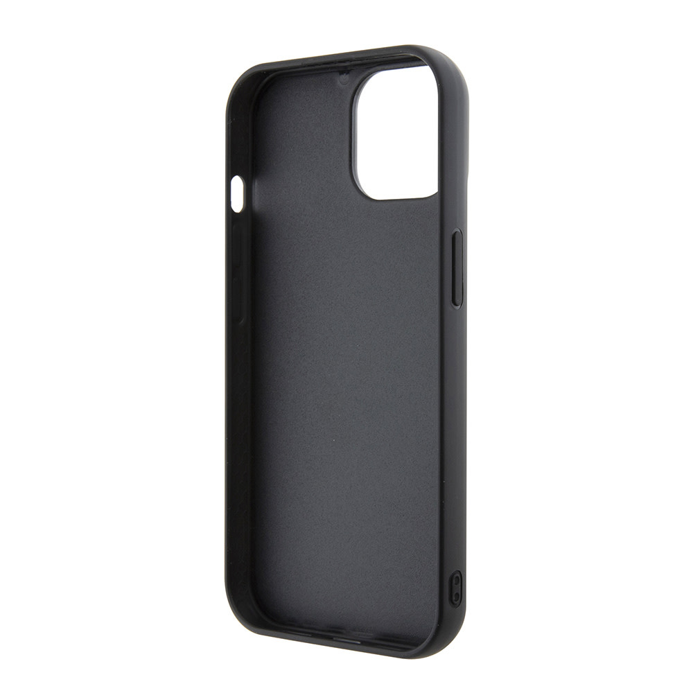 Karl Lagerfeld iPhone 15 hoesje 3D MULTI LOGO - Zwart - detail 6