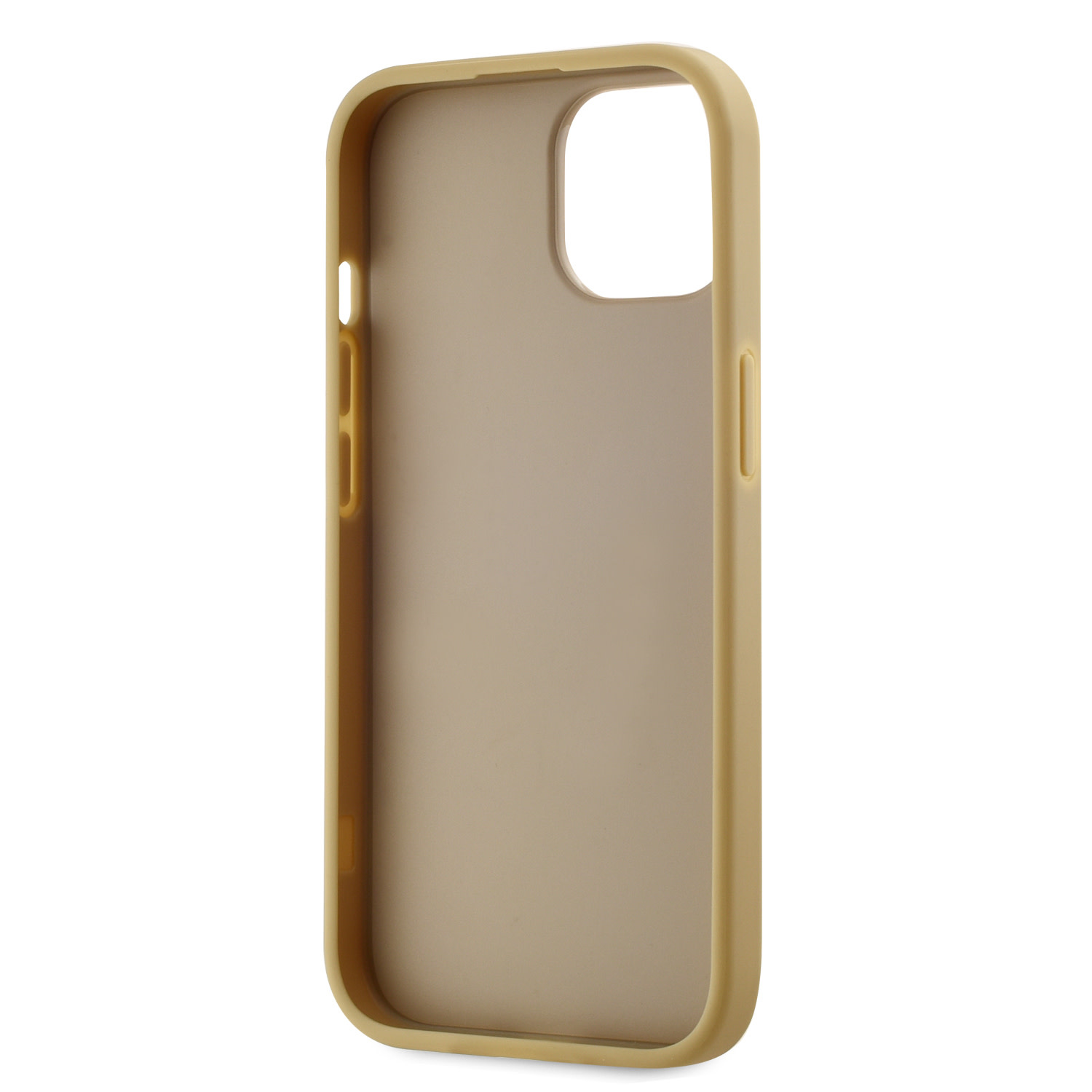 Karl Lagerfeld iPhone 15 hoesje Wrinkled - Metal signature - Goud - detail 1