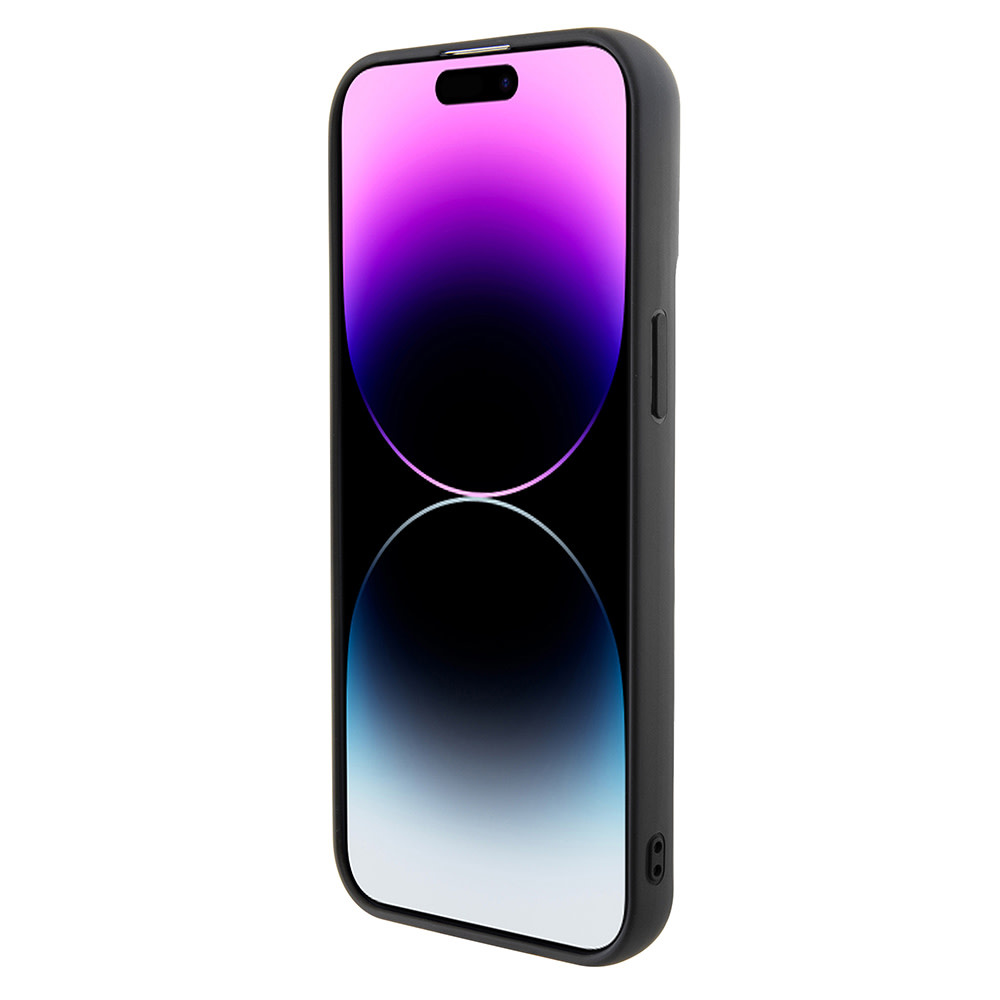 Karl Lagerfeld iPhone 15 Pro Max hoesje 3D MULTI LOGO - Zwart - detail 4