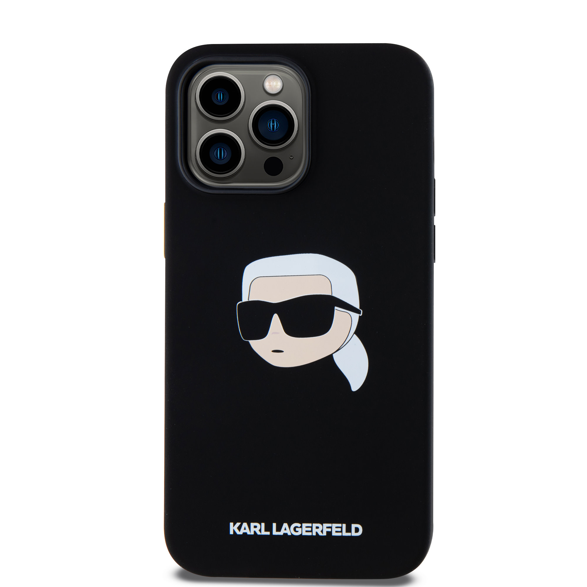 Karl Lagerfeld iPhone 14 Pro Max hoesje Magsafe - Karl Print - Zwart - detail 5