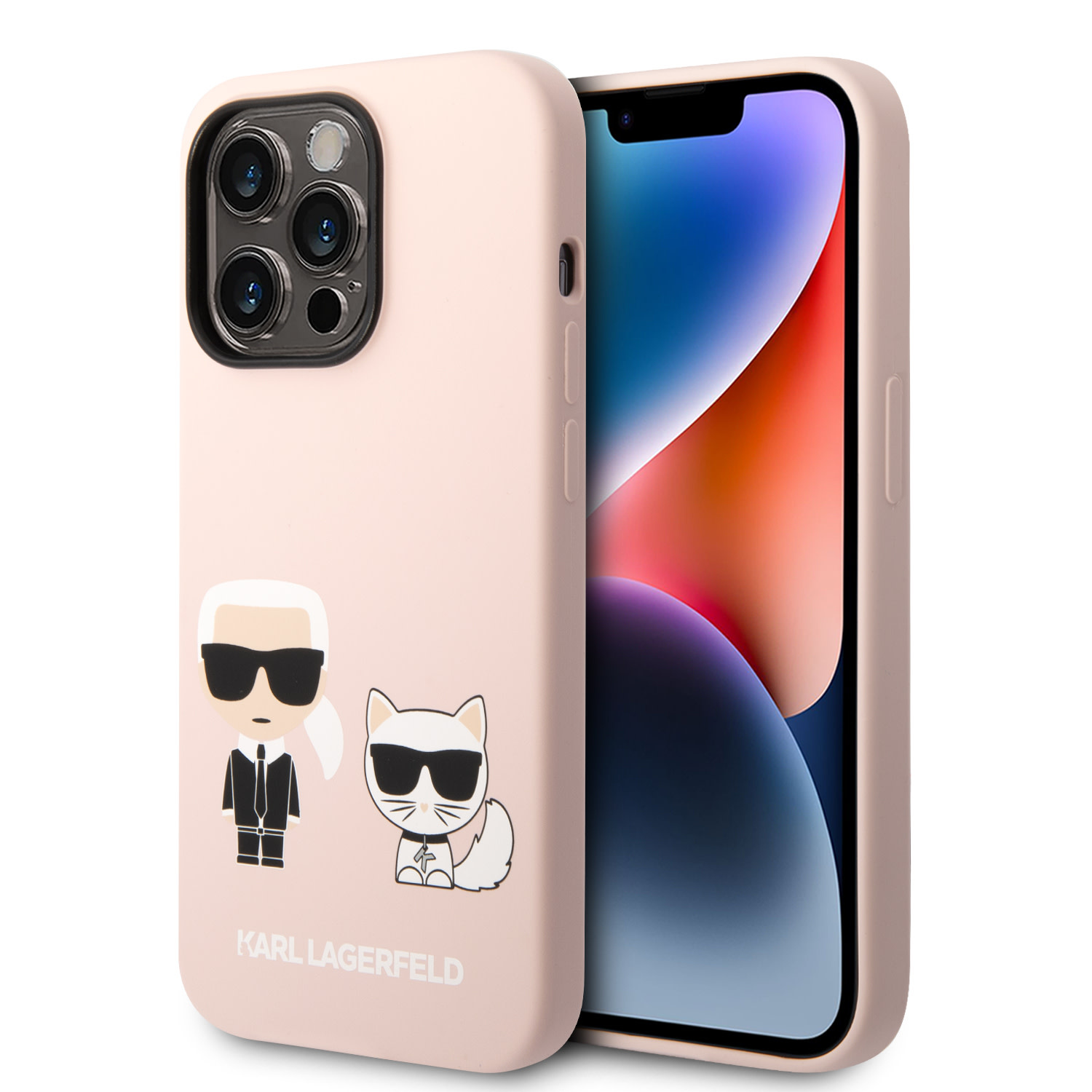 Karl Lagerfeld iPhone 14 Pro Max hoesje - Roze - detail 8