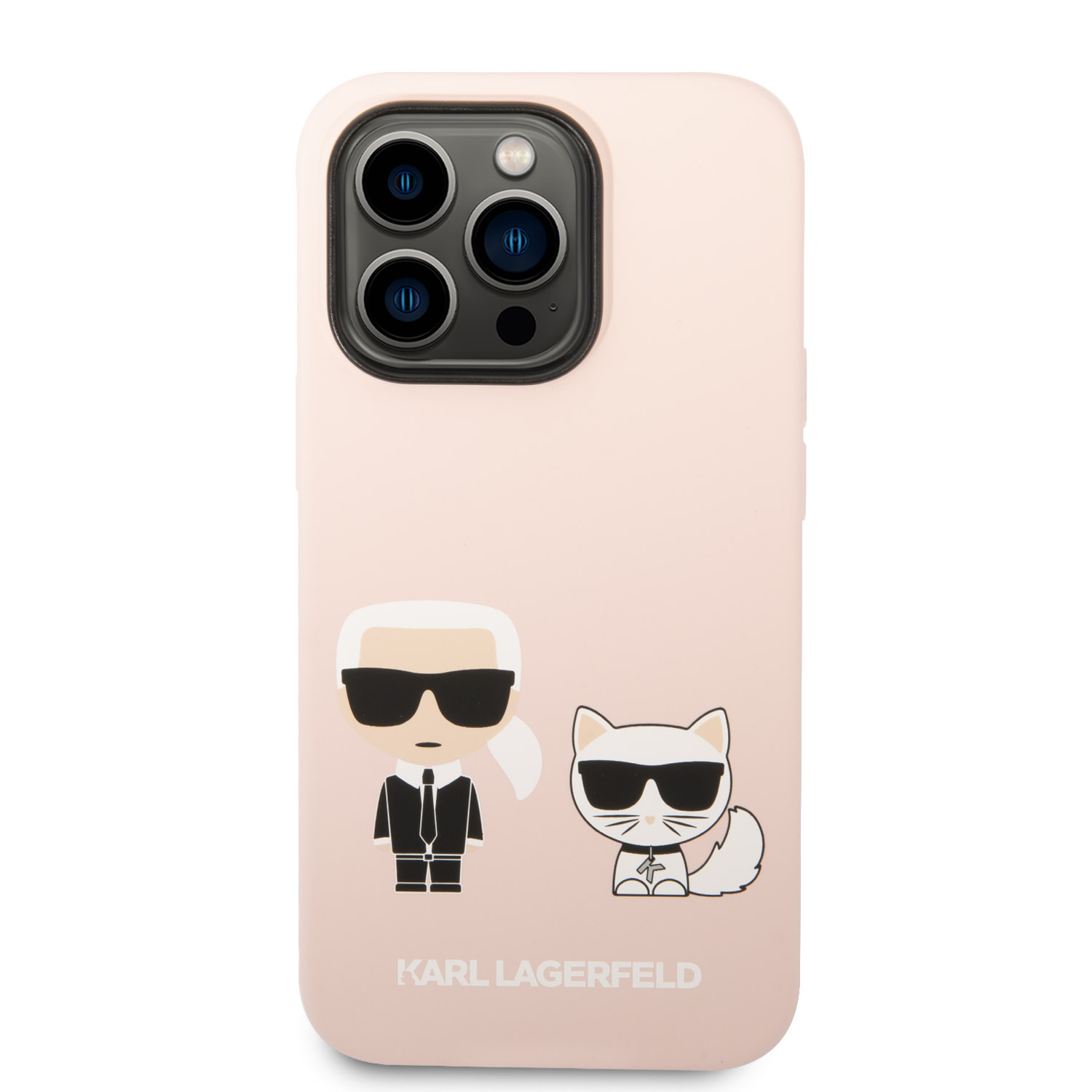 Karl Lagerfeld iPhone 14 Pro Max hoesje - Roze - detail 2