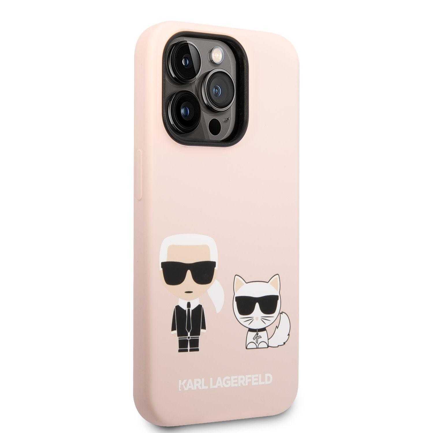 Karl Lagerfeld iPhone 14 Pro Max hoesje - Roze - detail 3