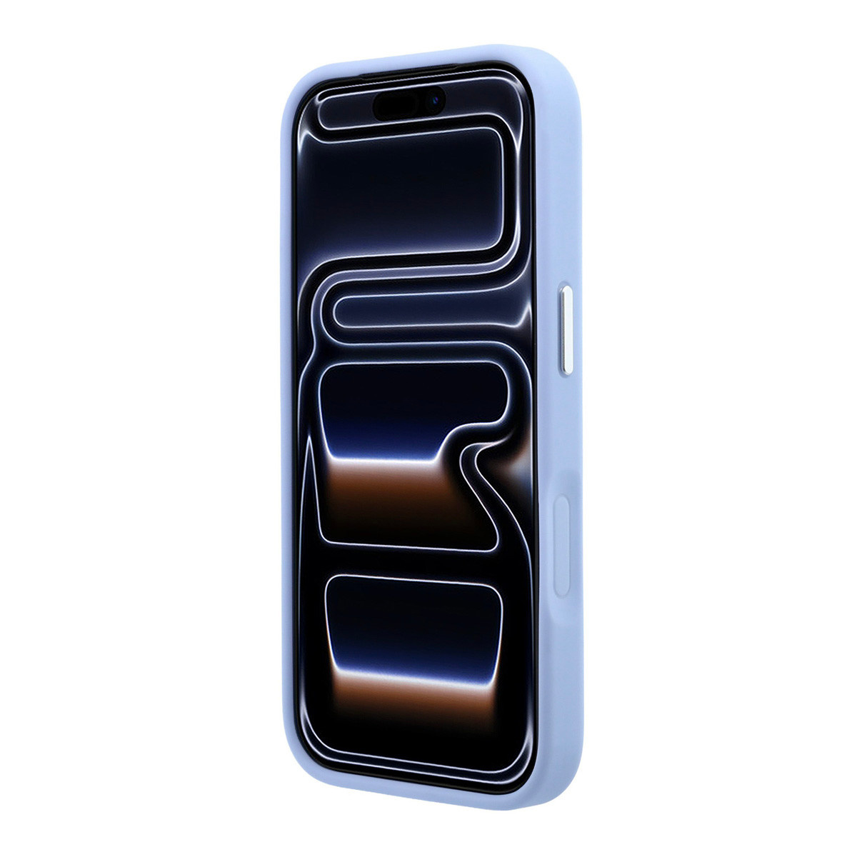 Karl iPhone 18 Pro Case hard shell - MagSafe - PU - 360-degree ring stand - KC Heads pin Lichtblauw - detail 4