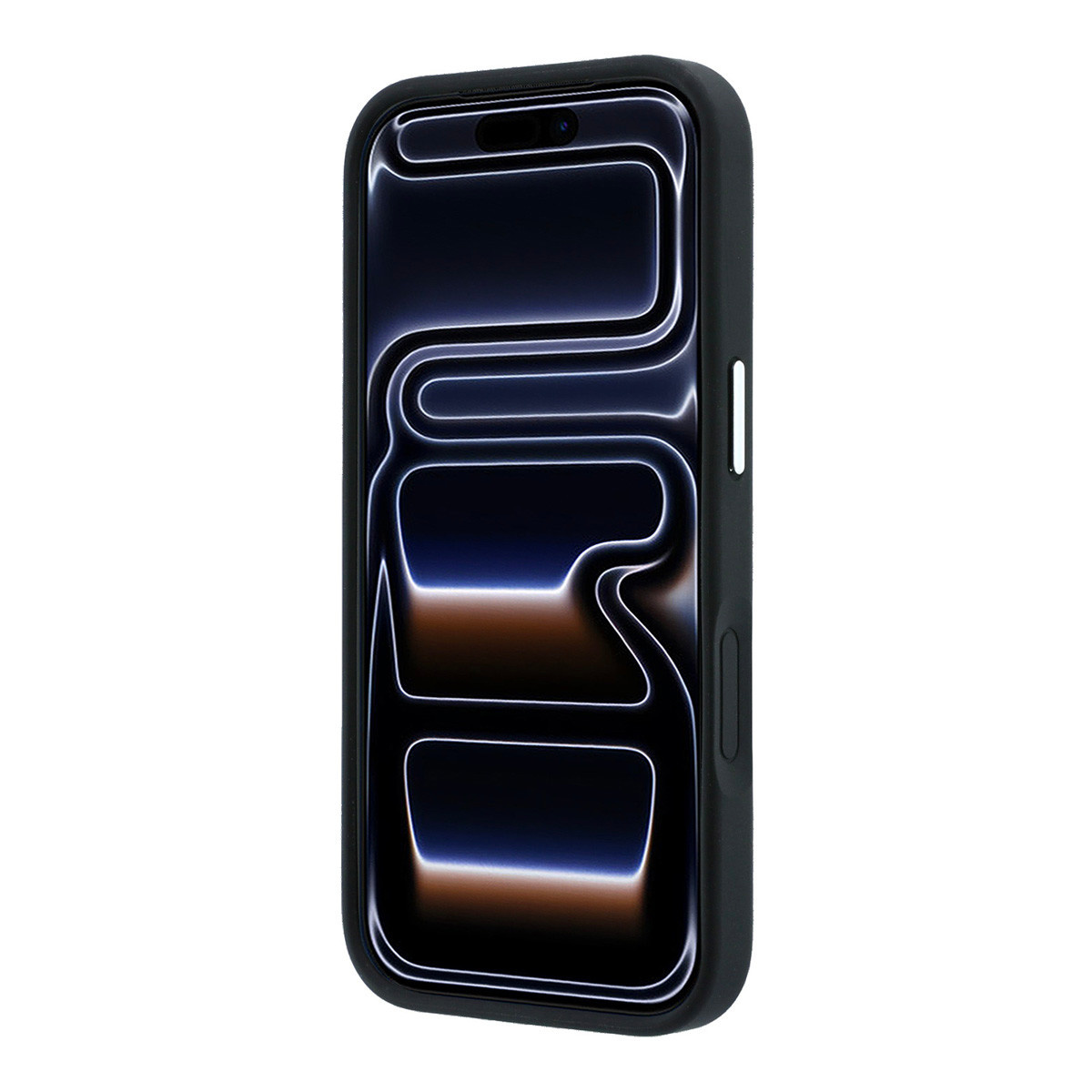 Karl iPhone 18 Pro Case hard shell - MagSafe - PU - 360-degree ring stand - KC Heads pin Zwart - detail 4