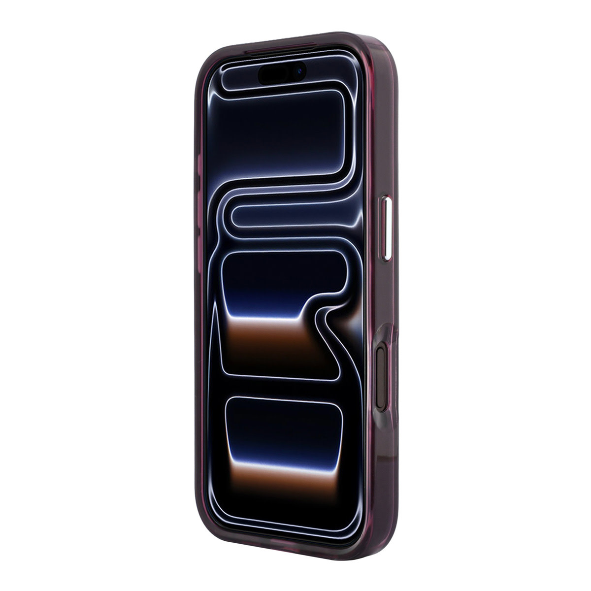 Karl iPhone 18 Pro Max Case hard shell - MagSafe - IML - KC Bodies Sketch print Bordeauxrood - detail 4
