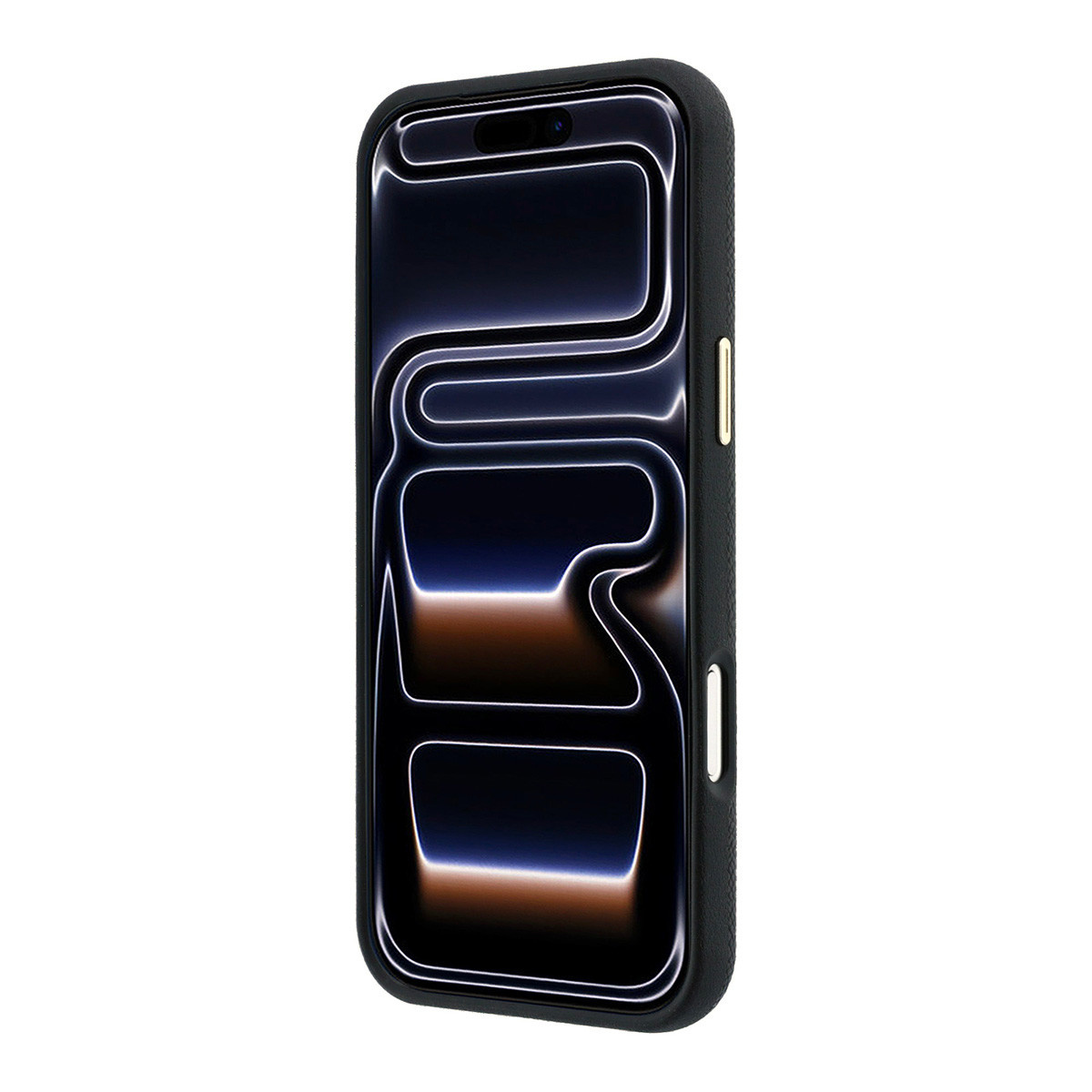 Lacoste iPhone 18 Pro hoesje - HC Magsafe PVC Champs Elysees Embossed - Zwart - detail 4