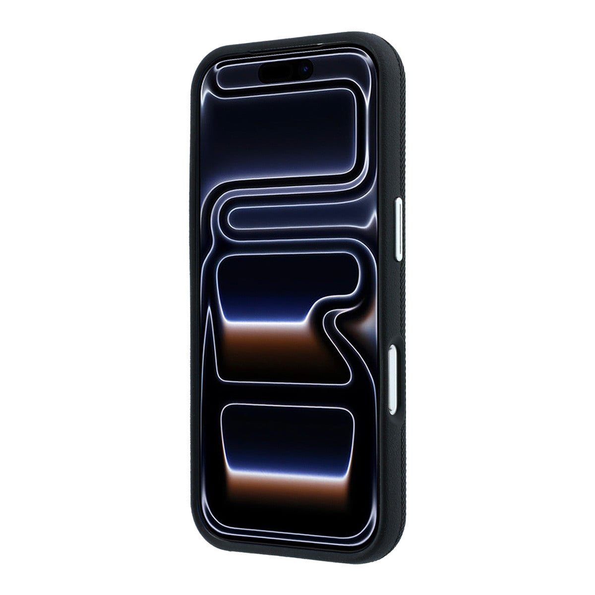 Lacoste iPhone 18 Pro Case hard shell - MagSafe - PVC - Petit Pique - embossing Zwart - detail 4