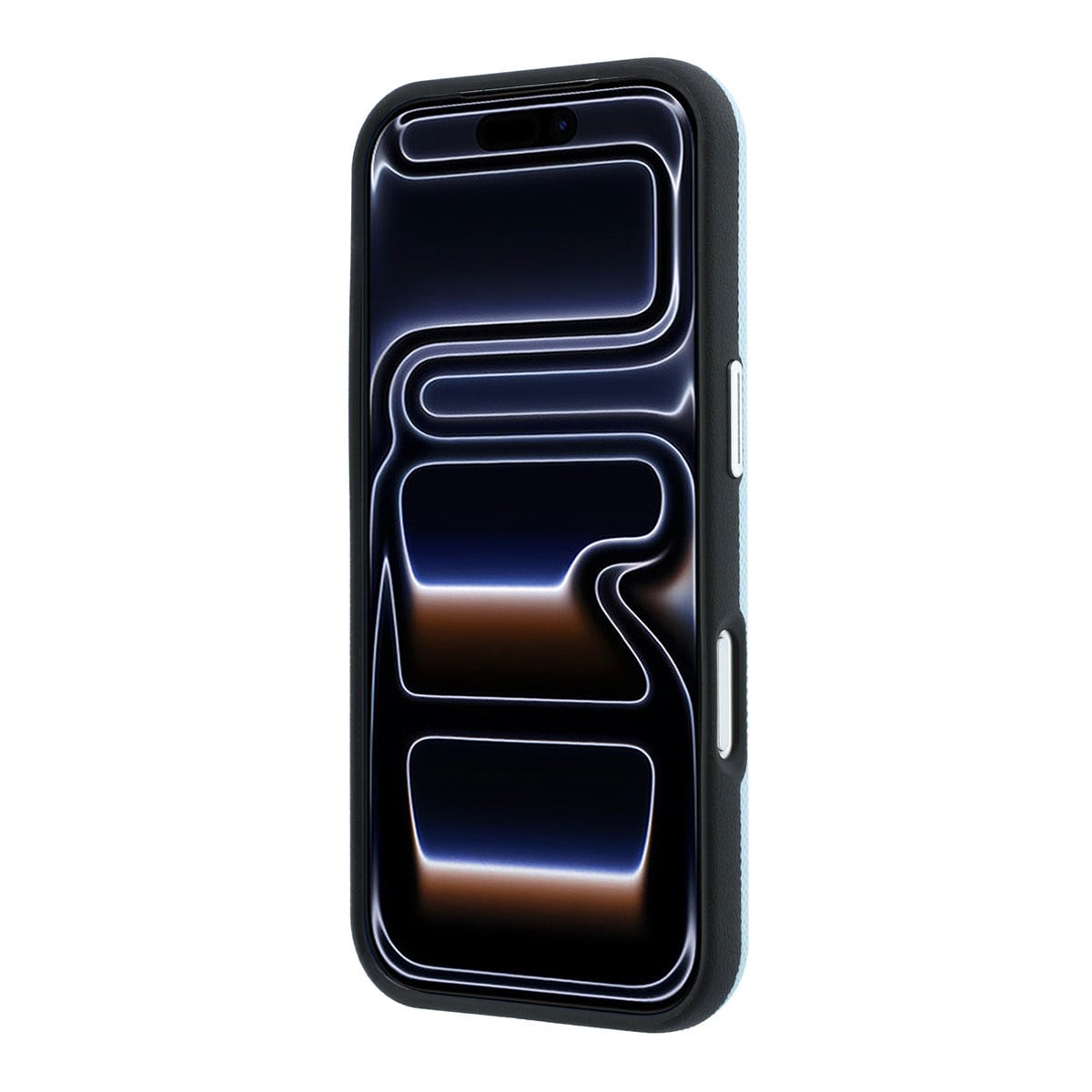 Lacoste iPhone 18 Pro Case hard shell - MagSafe - PVC - Petit Pique - embossing Lichtblauw - detail 4