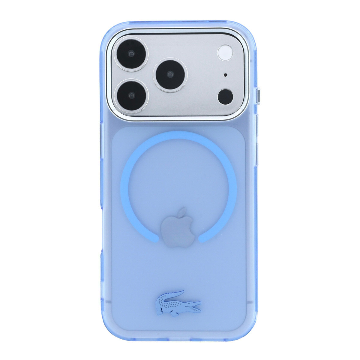 Lacoste iPhone 18 Pro Max hoesje - HC Magsafe IML Frosted - Blauw - detail 2
