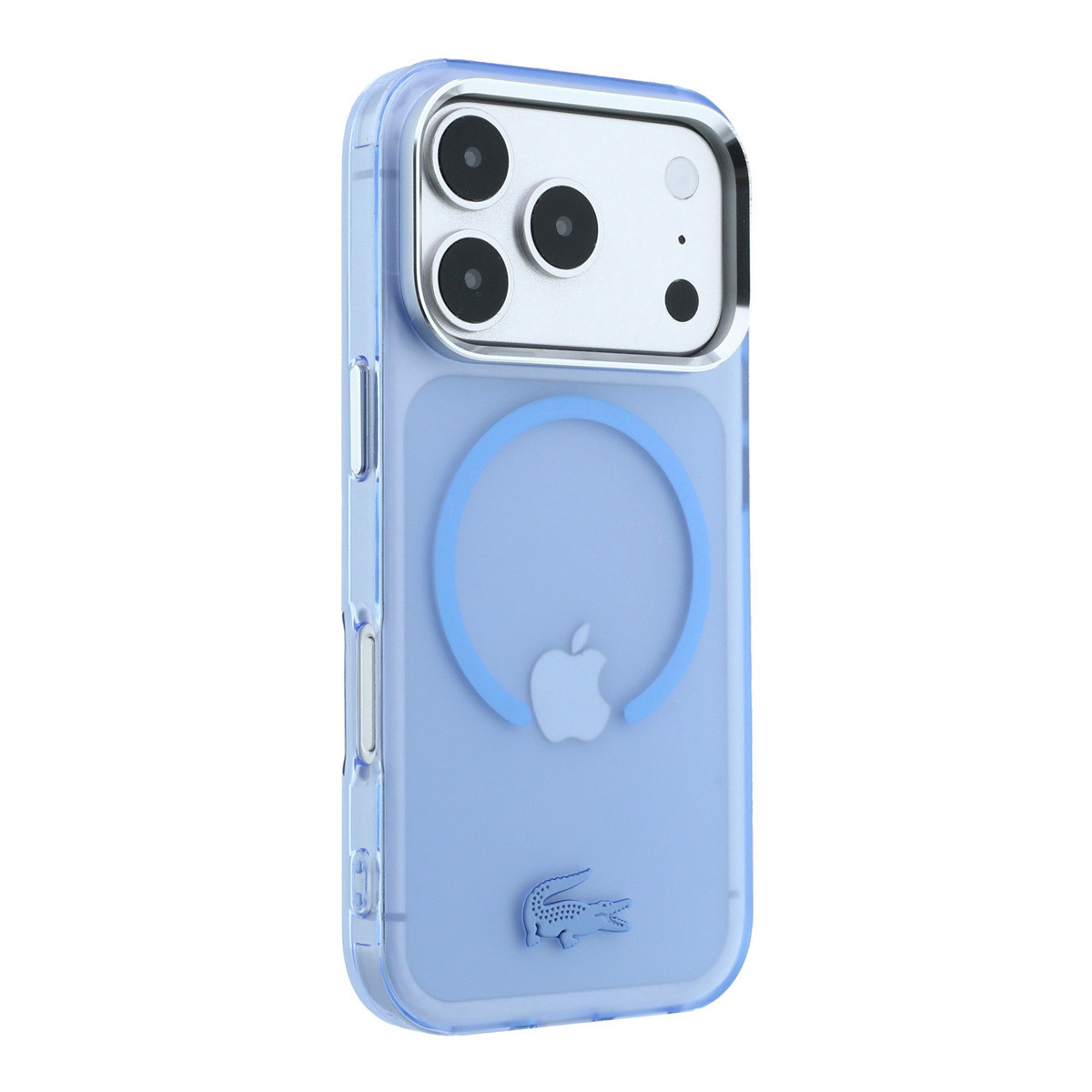 Lacoste iPhone 18 Pro Max hoesje - HC Magsafe IML Frosted - Blauw - detail 3