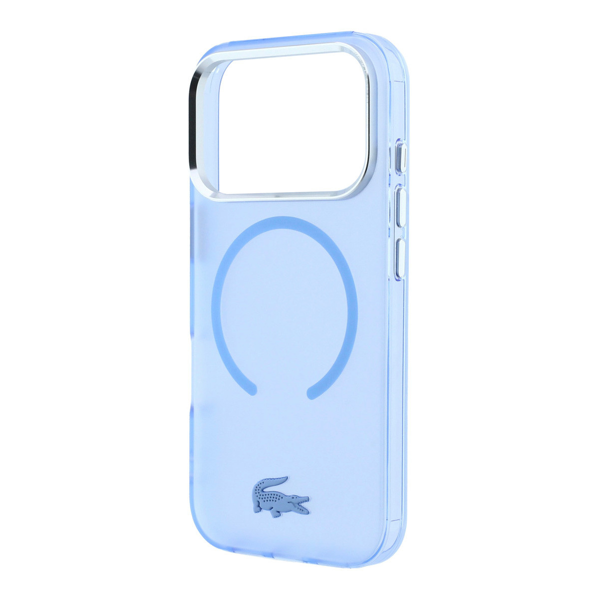 Lacoste iPhone 18 Pro Max hoesje - HC Magsafe IML Frosted - Blauw - detail 5