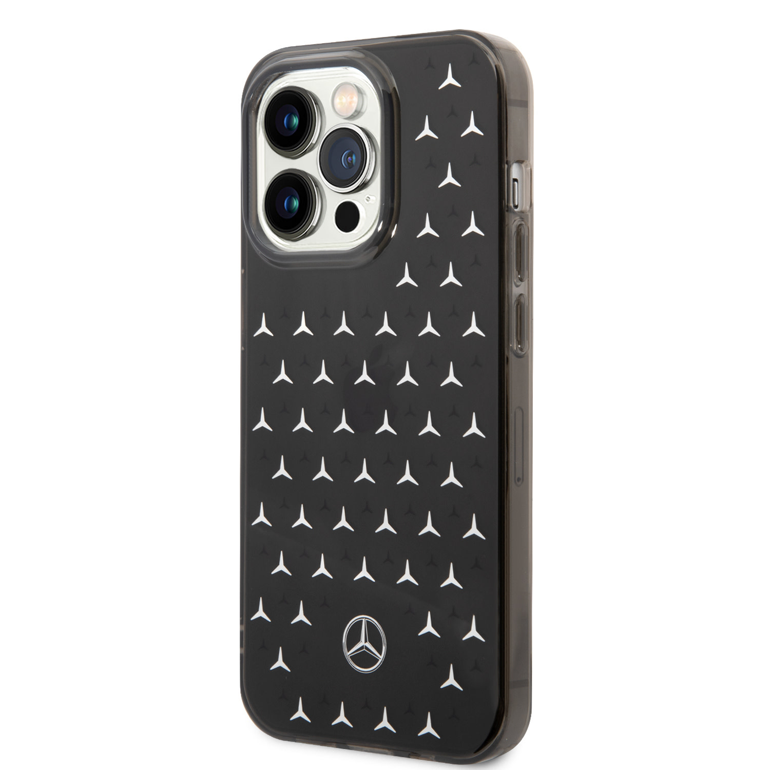 Mercedes-Benz iPhone 14 Pro hoesje - Zilver - detail 1