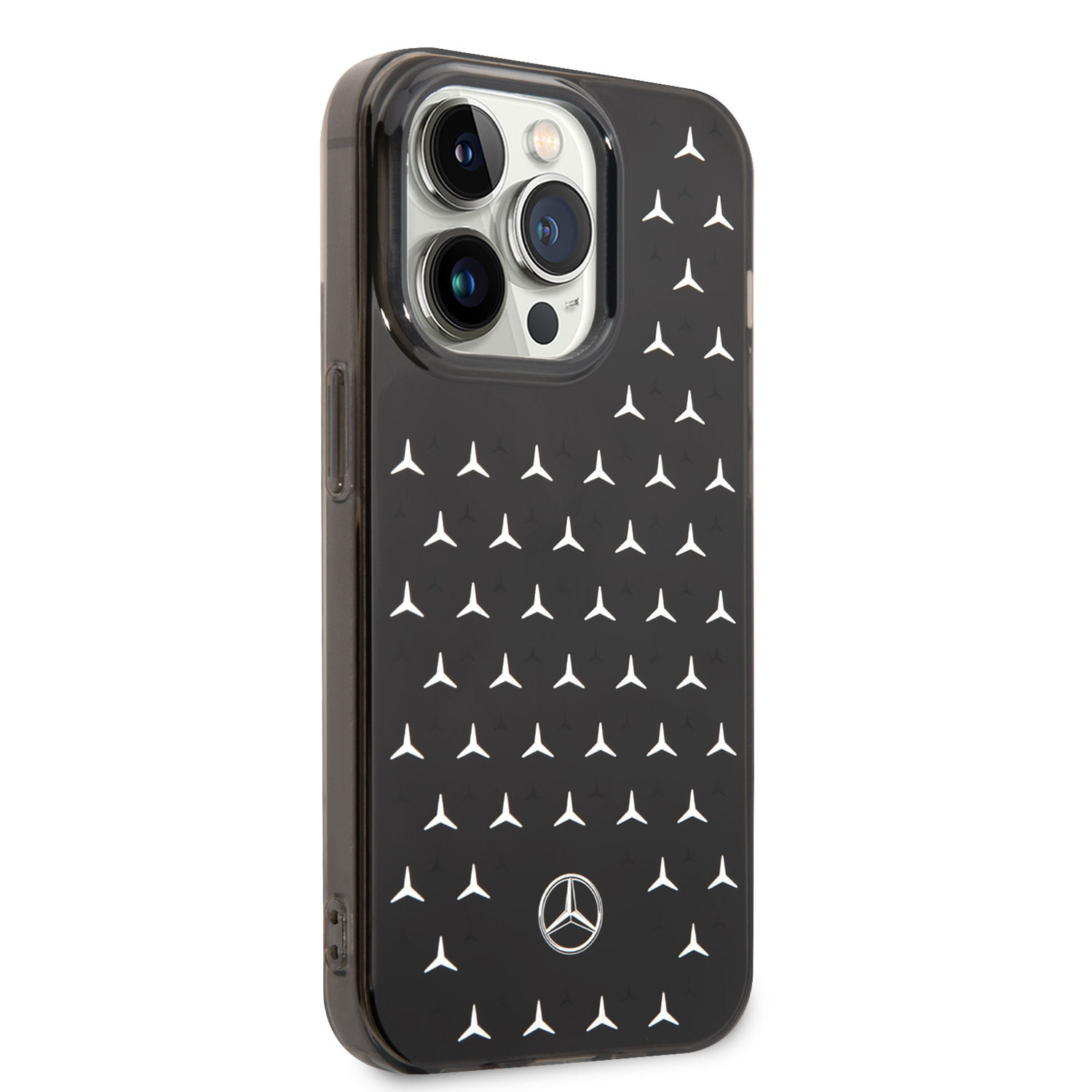 Mercedes-Benz iPhone 14 Pro hoesje - Zilver - detail 2