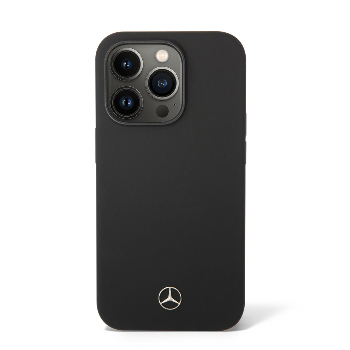 Mercedes-Benz iPhone 14 Pro hoesje - Silicone - Zwart - detail 1