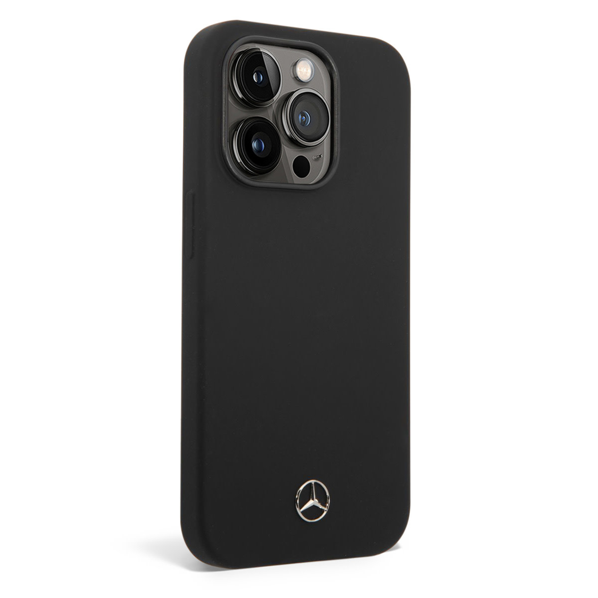 Mercedes-Benz iPhone 14 Pro hoesje - Silicone - Zwart - detail 2