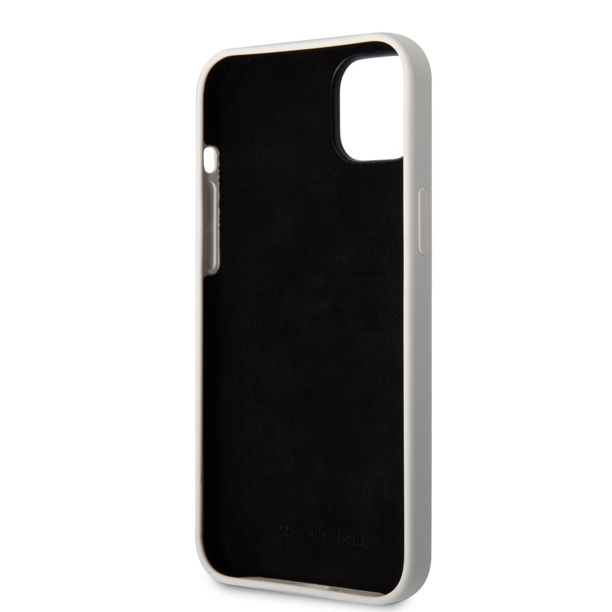Mercedes-Benz iPhone 14 Plus & 15 Plus hoesje - Silicone - Star Pattern Large - Wit - detail 9