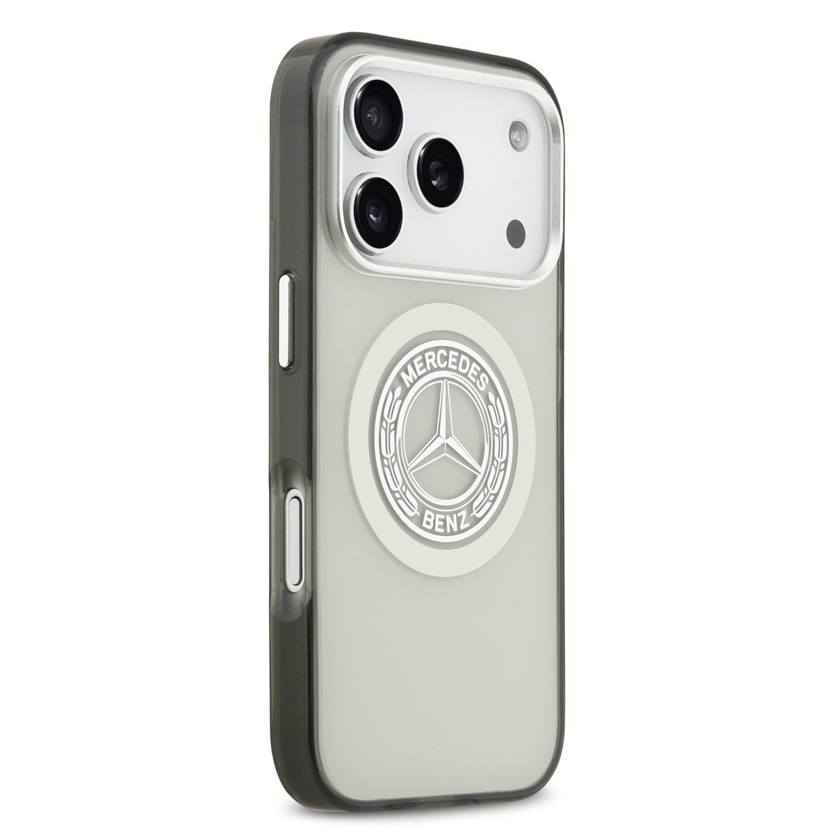 Mercedes-Benz iPhone 17 Pro hoesje - Magsafe - Double Layer - Vintage Logo - Grijs - detail 10