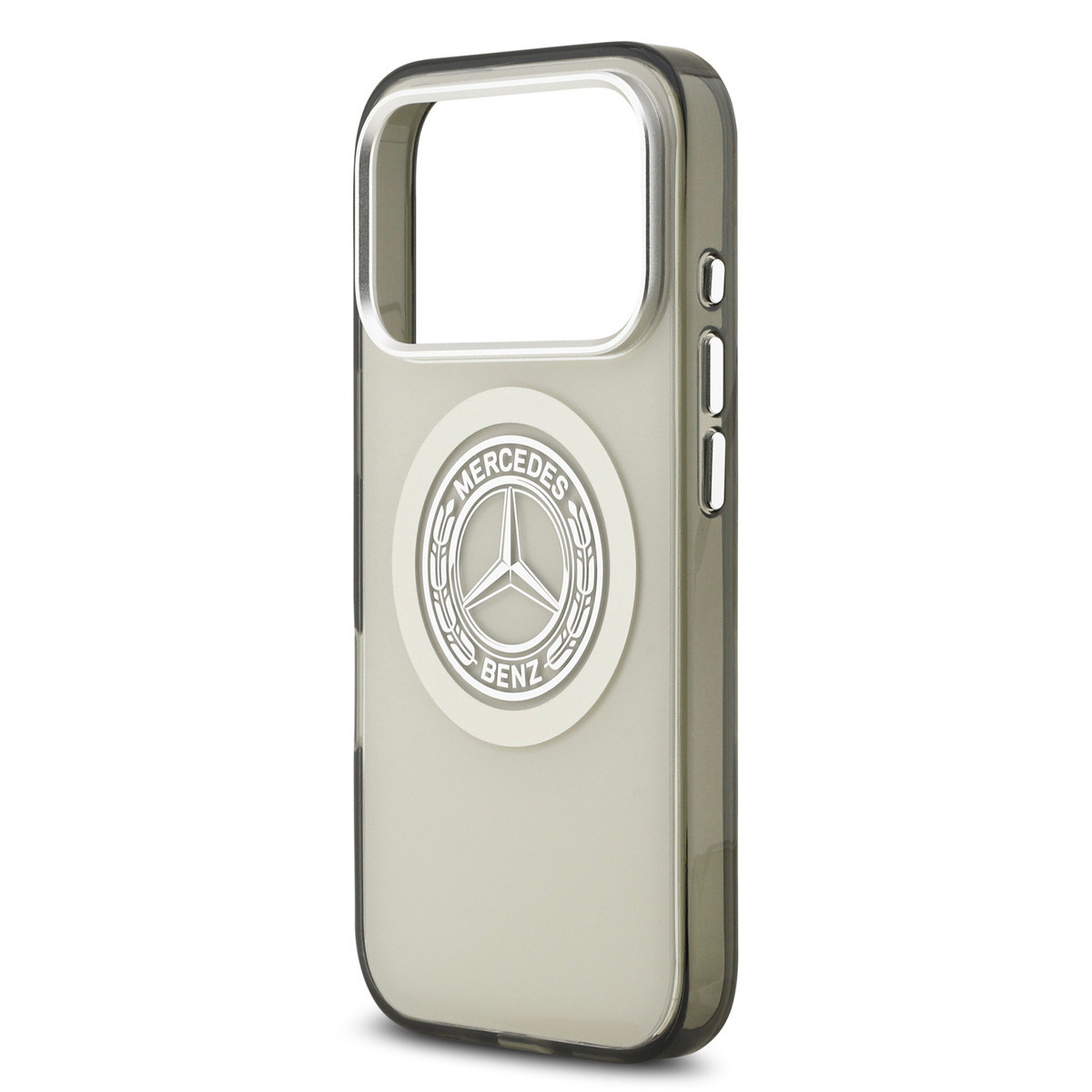Mercedes-Benz iPhone 17 Pro hoesje - Magsafe - Double Layer - Vintage Logo - Grijs - detail 4