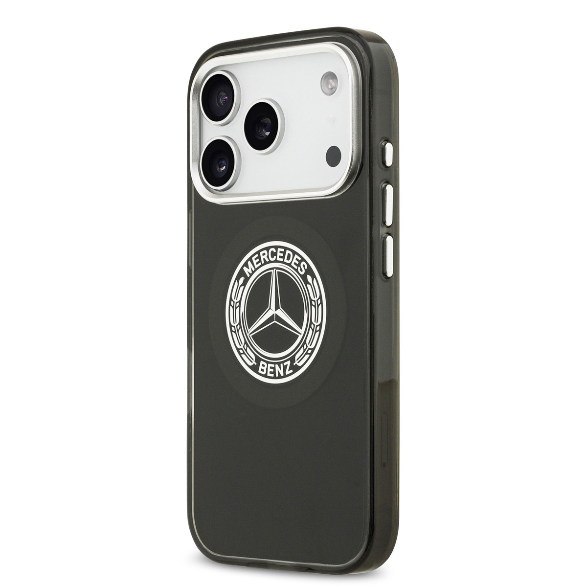 Mercedes-Benz iPhone 17 Pro hoesje - Magsafe - Double Layer - Vintage Logo - Zwart - detail 1