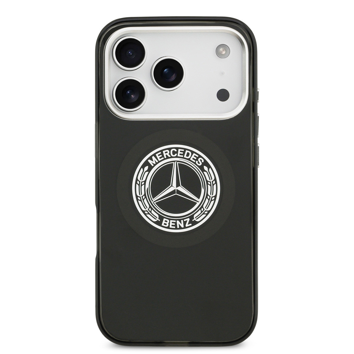 Mercedes-Benz iPhone 17 Pro hoesje - Magsafe - Double Layer - Vintage Logo - Zwart - detail 2