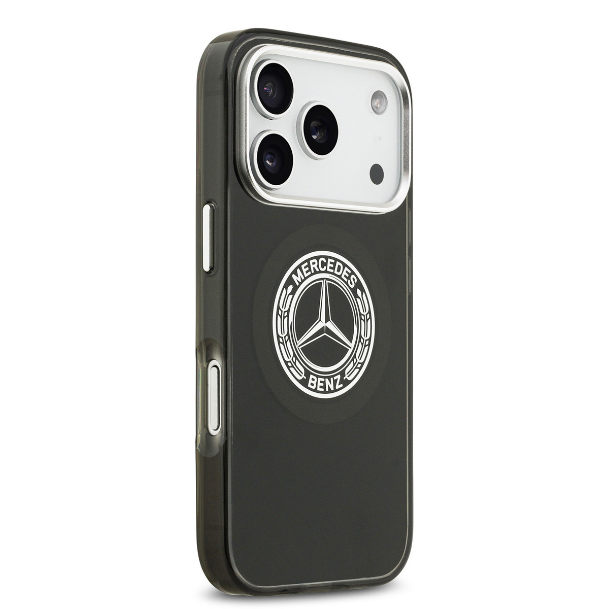 Mercedes-Benz iPhone 17 Pro hoesje - Magsafe - Double Layer - Vintage Logo - Zwart - detail 3