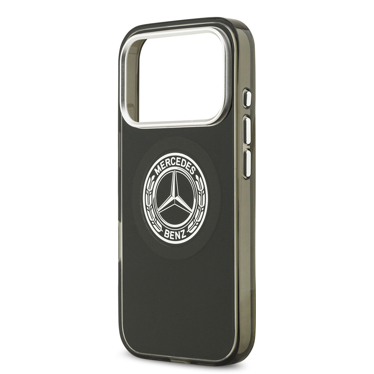 Mercedes-Benz iPhone 17 Pro hoesje - Magsafe - Double Layer - Vintage Logo - Zwart - detail 4