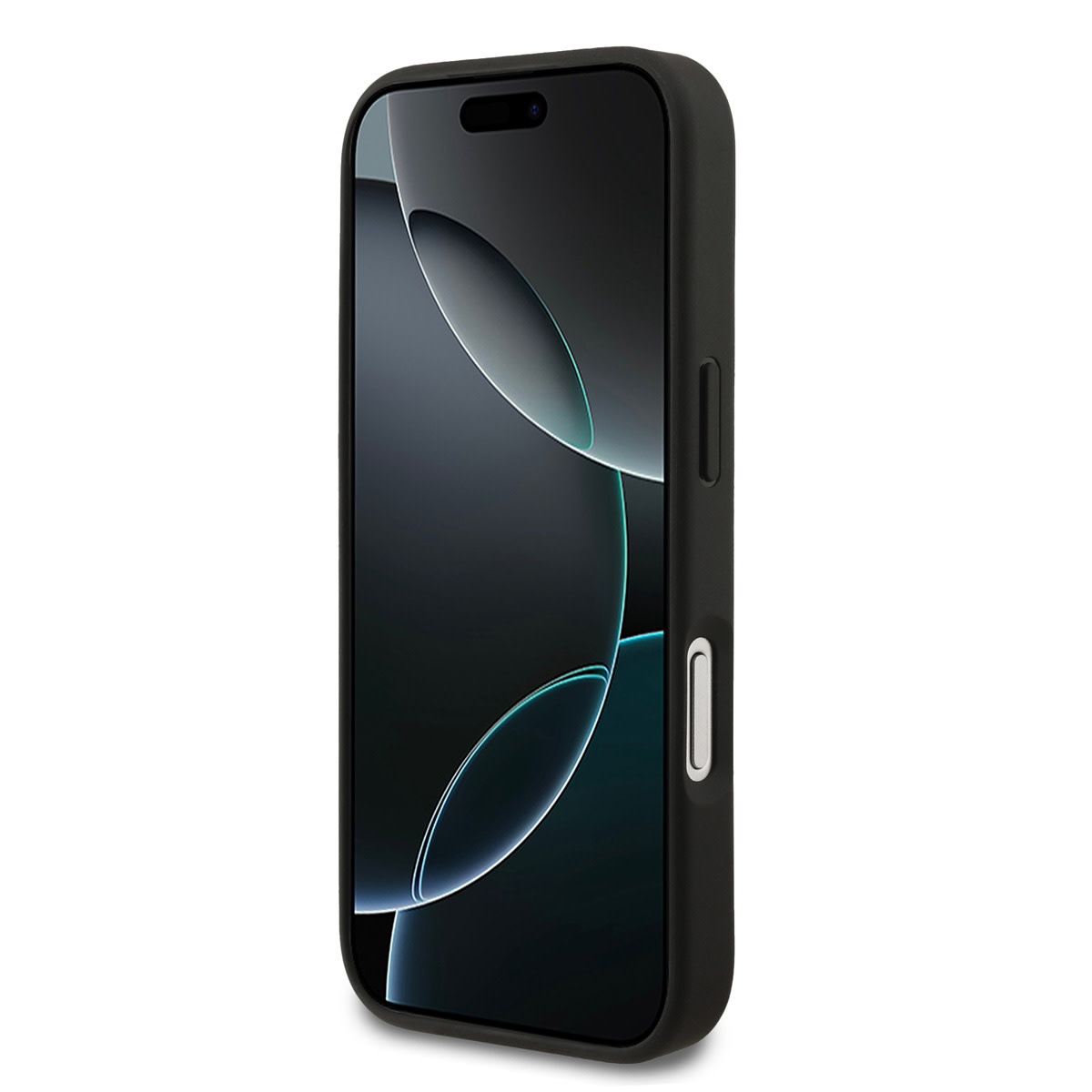 Mercedes-Benz iPhone 17 Pro hoesje - Genuine Leather - Magsafe - Laurel Leaves and Stripes - Zwart - detail 6