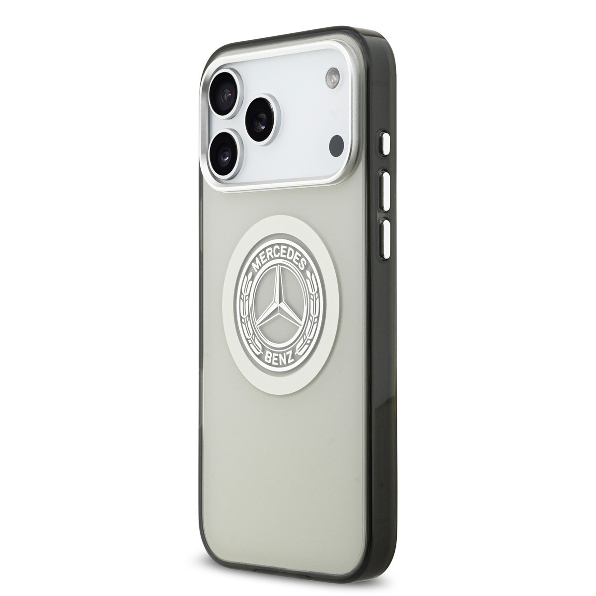 Mercedes-Benz iPhone 17 Pro Max hoesje - Magsafe - Double Layer - Vintage Logo - Grijs - detail 9