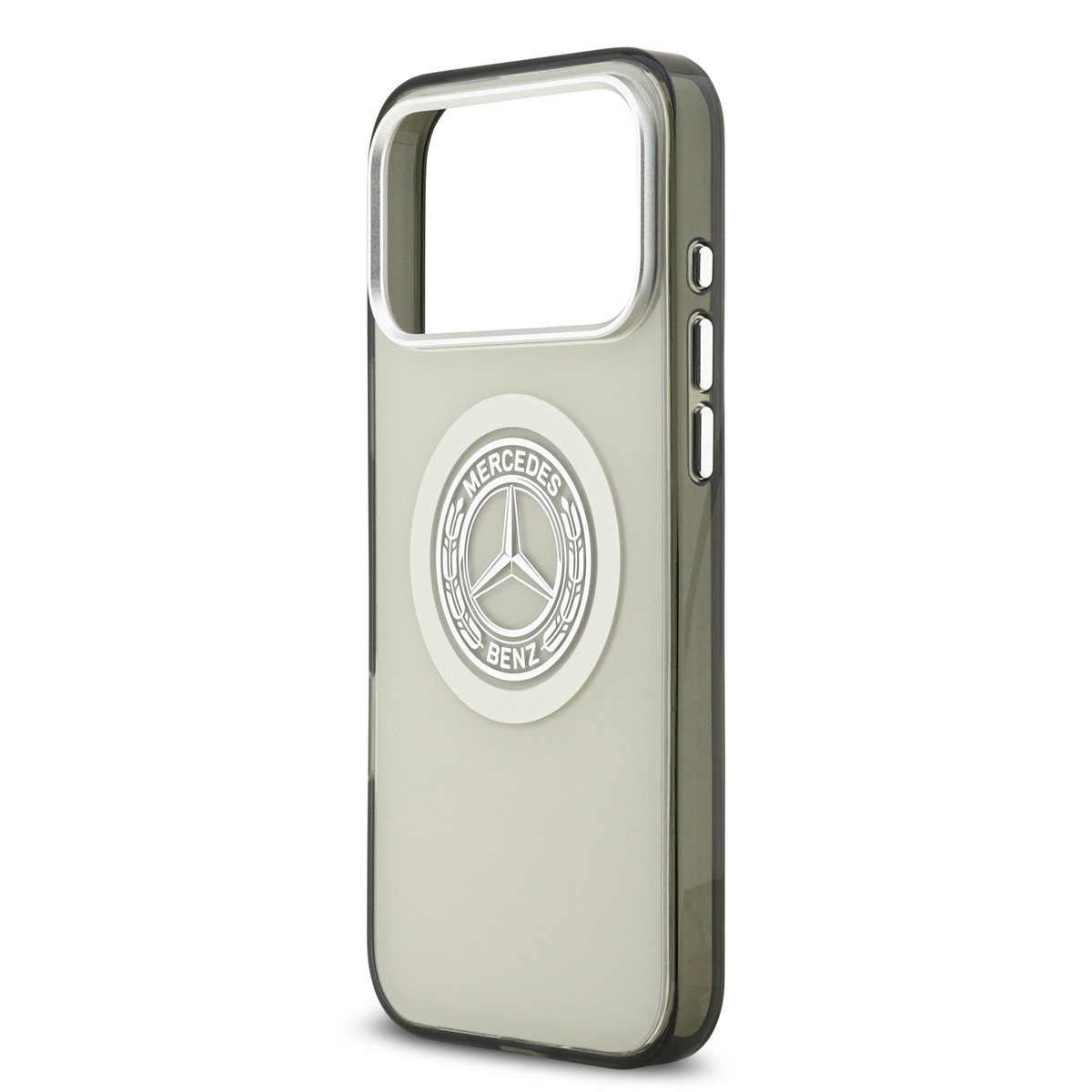Mercedes-Benz iPhone 17 Pro Max hoesje - Magsafe - Double Layer - Vintage Logo - Grijs - detail 4