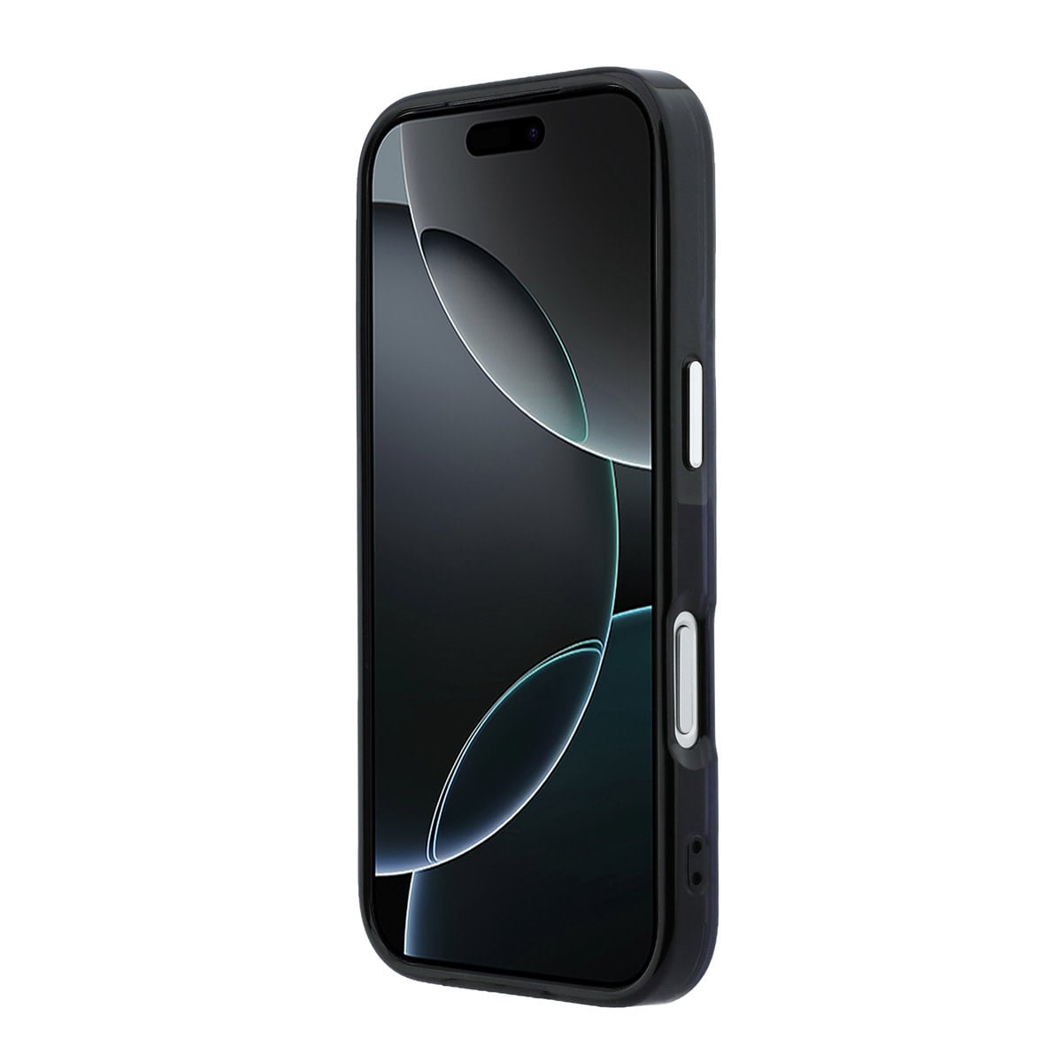 Mercedes-Benz iPhone 18 Pro Case hard shell - MagSafe - PC/TPU - MB Stars Transparant - detail 4