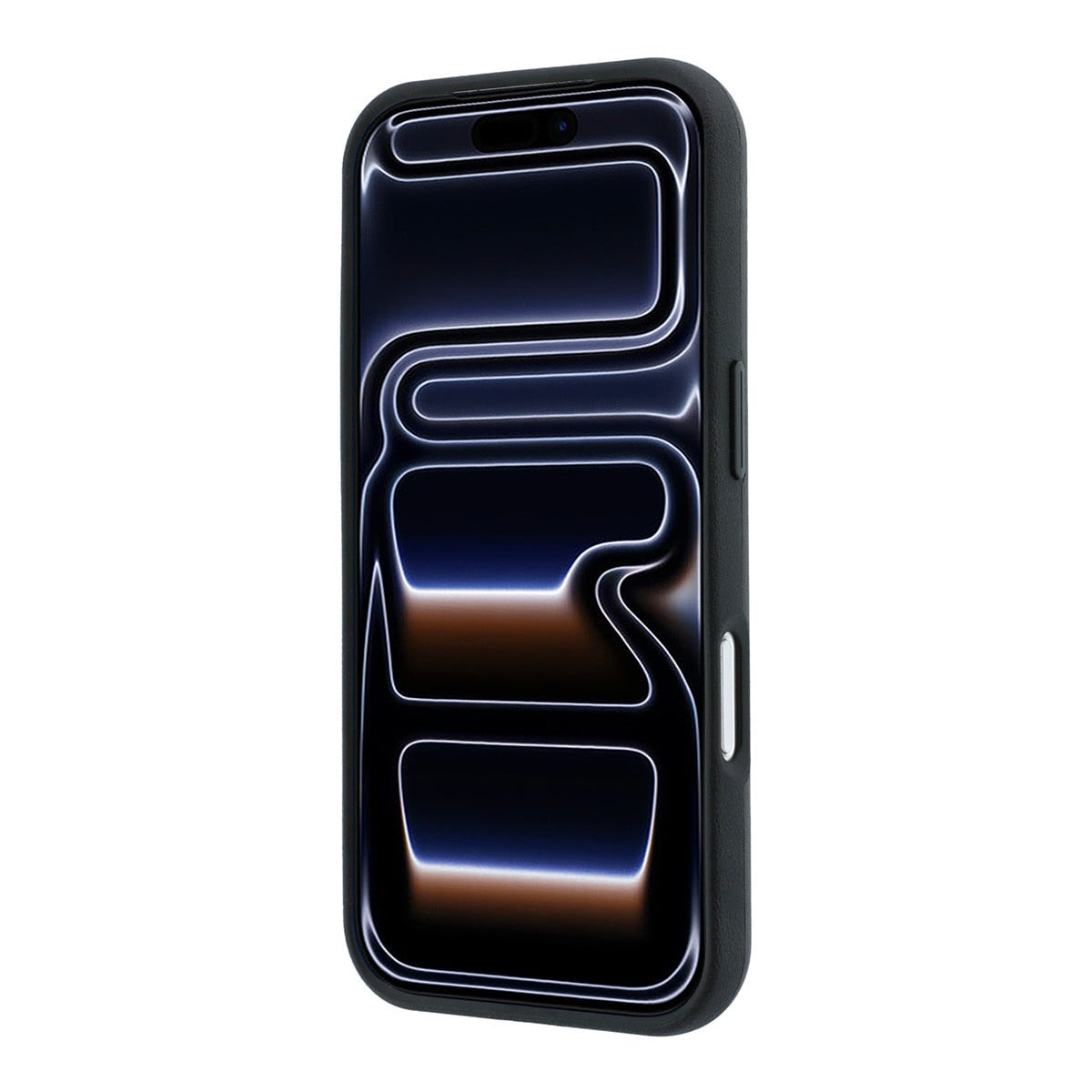 Mercedes-Benz iPhone 18 Pro Case hard shell - MagSafe - PU - Semi Wrap - Iconic Line Zwart - detail 4